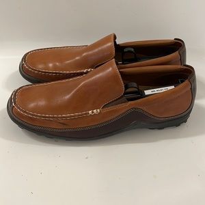 Cole Haan brown leather loafers
